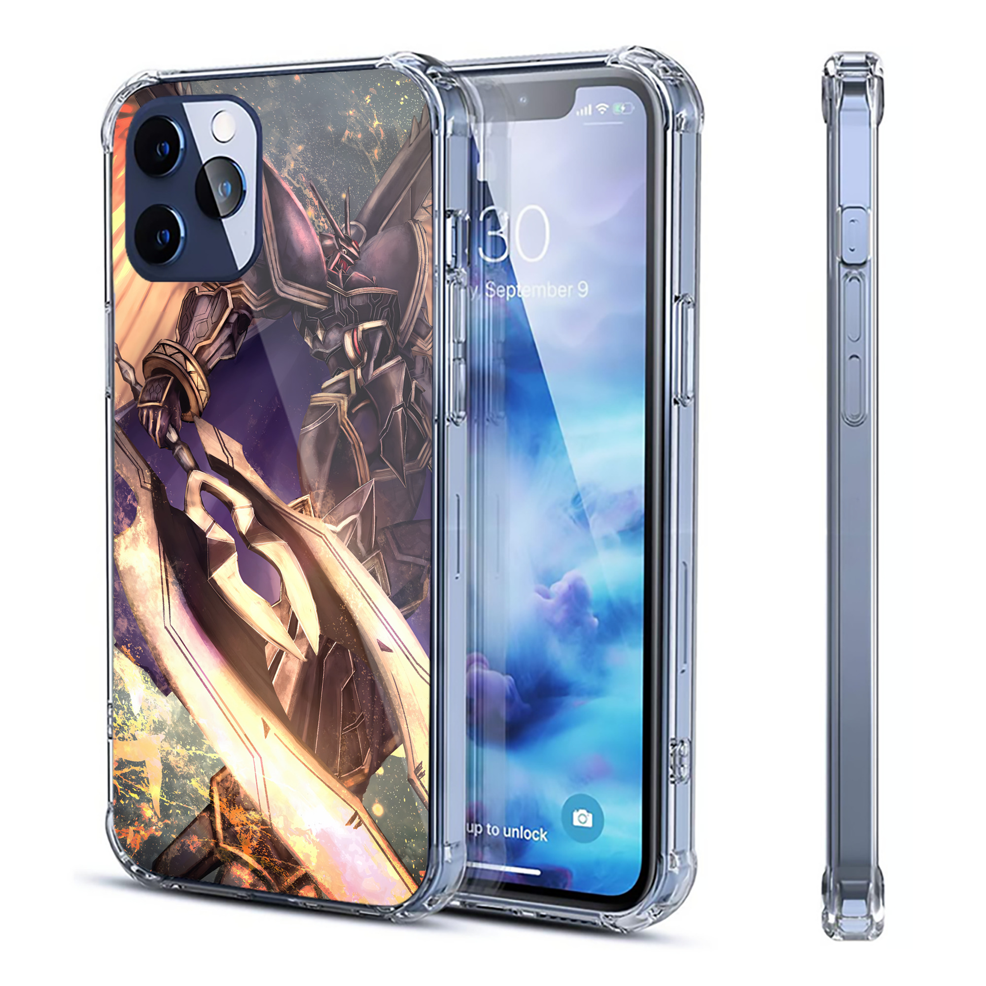 （画像用） Digimon デジタルモンスター/デジモン 【iPhone 12シリーズ対応】透明スマホケース（クリアソフトケース）
